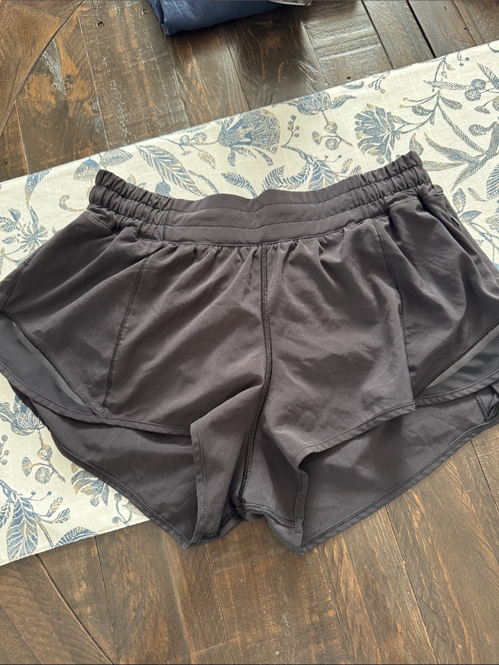 lululemon athletica Women's Charcoal Black Athletic Shorts